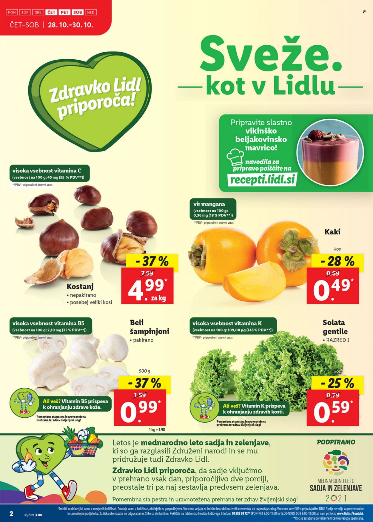 Lidl katalog - 28.10.2021 - 7.11.2021. Stran 2