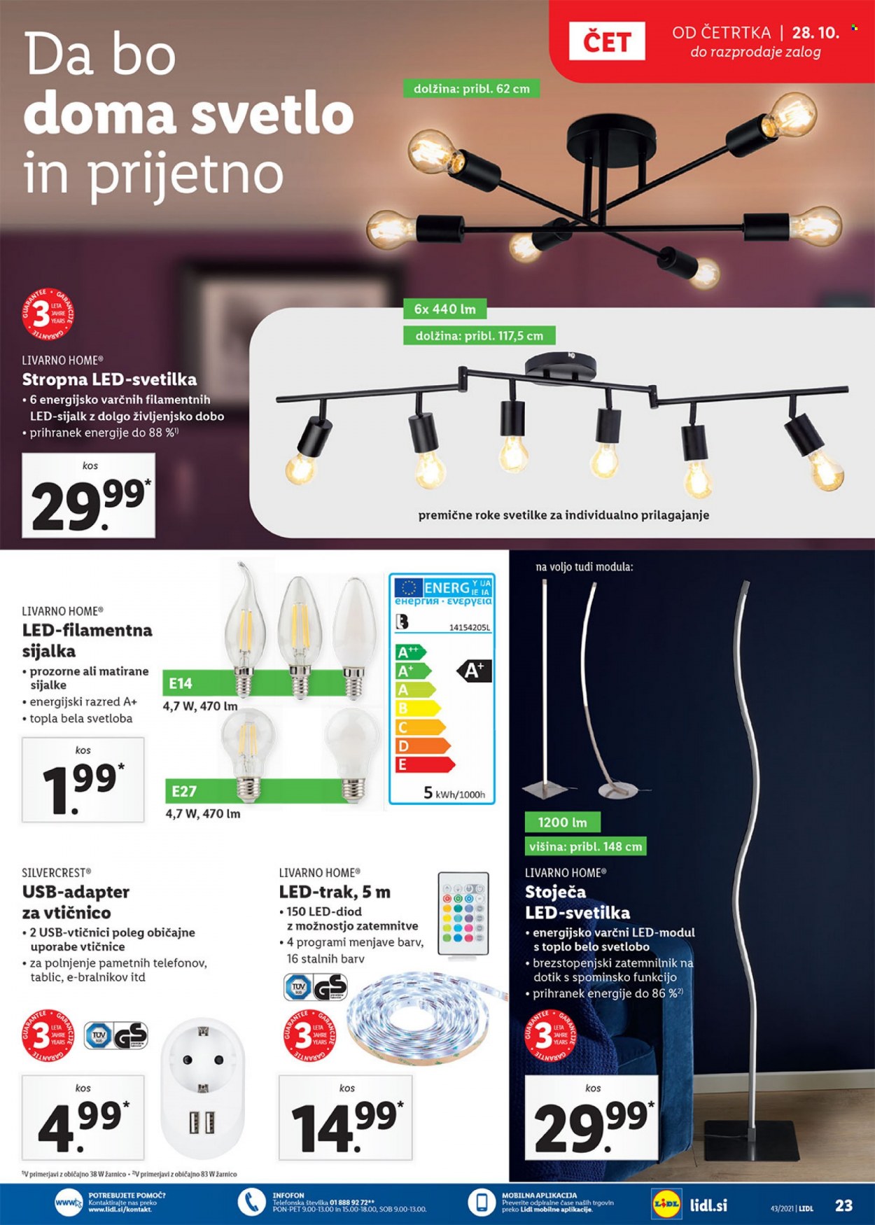 Lidl katalog - 28.10.2021 - 7.11.2021. Stran 23