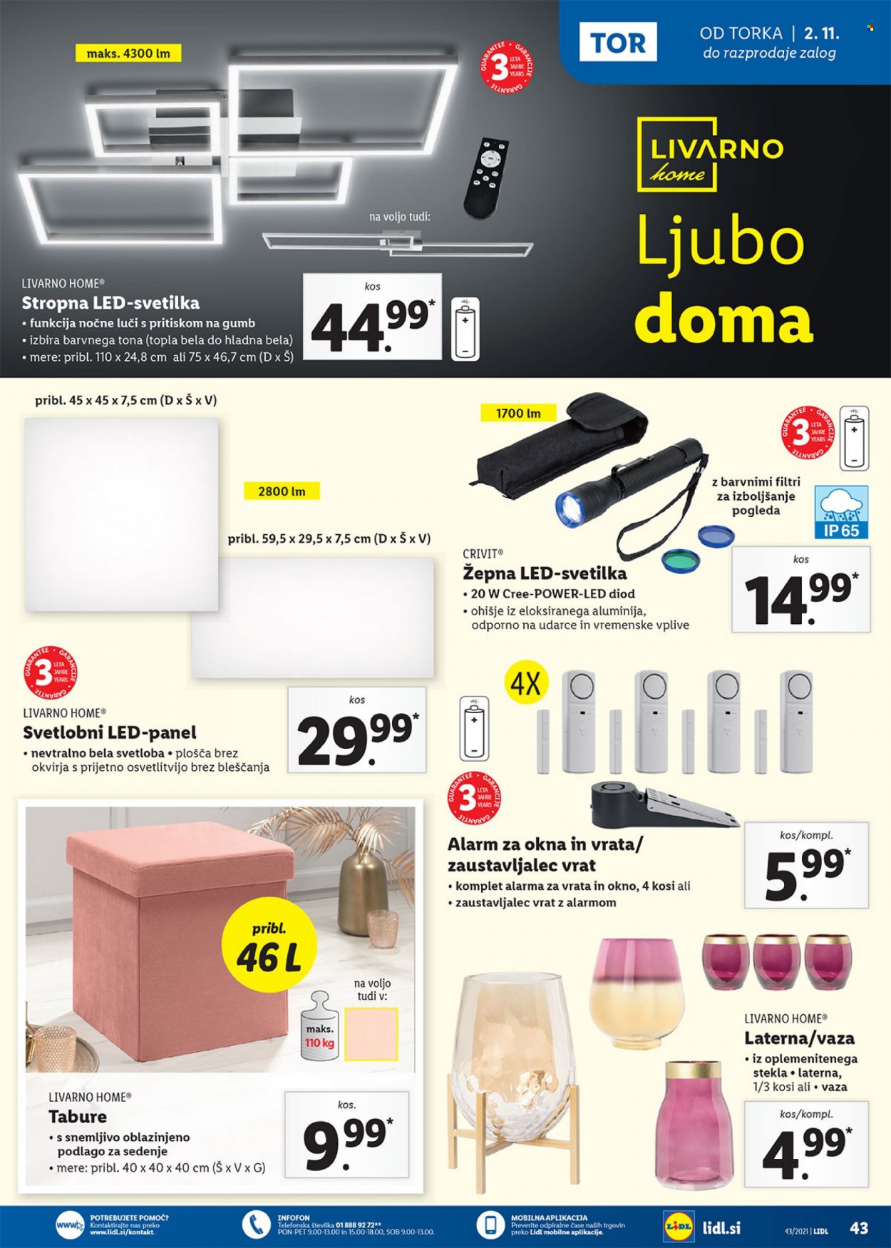 Lidl katalog - 28.10.2021 - 7.11.2021. Stran 43