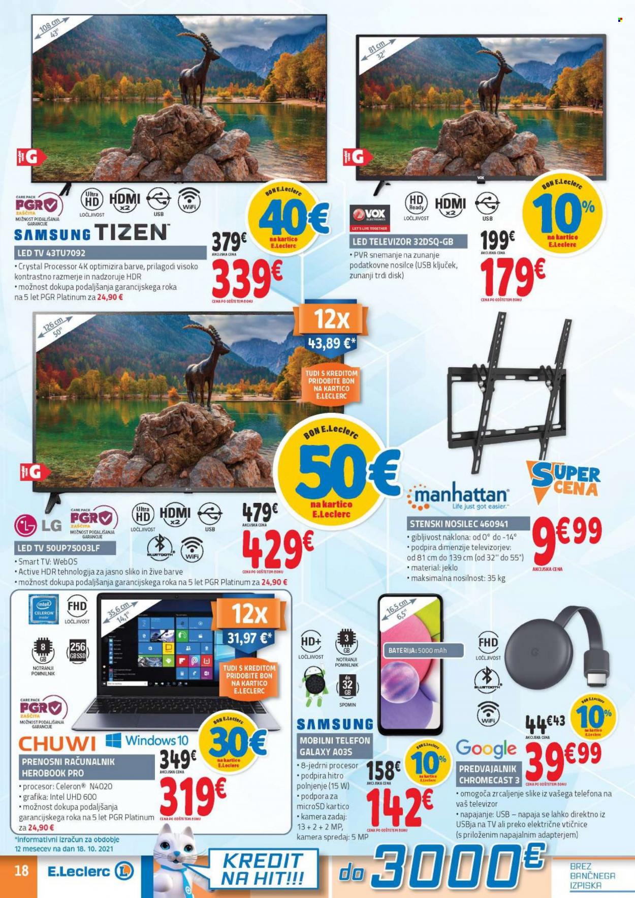 E.Leclerc katalog - 27.10.2021 - 6.11.2021. Stran 18
