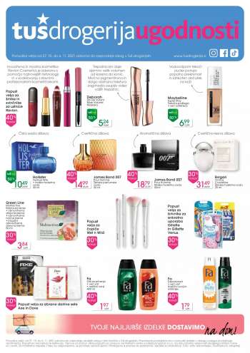 Tuš Drogeria katalog - 27.10.2021 - 06.11.2021.