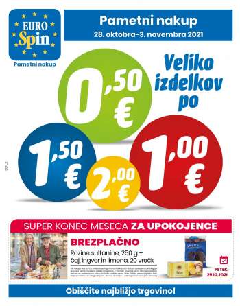 EuroSpin katalog - 28.10.2021 - 03.11.2021.