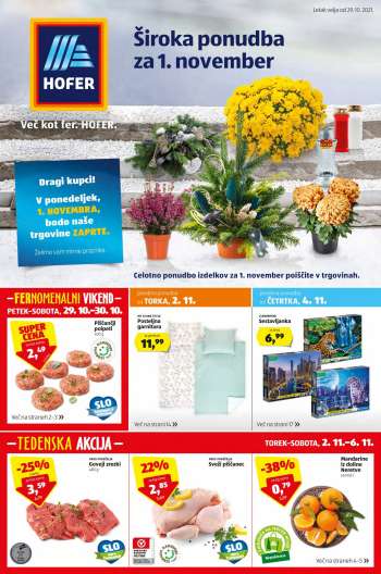 Hofer katalog - 29.10.2021 - 06.11.2021.