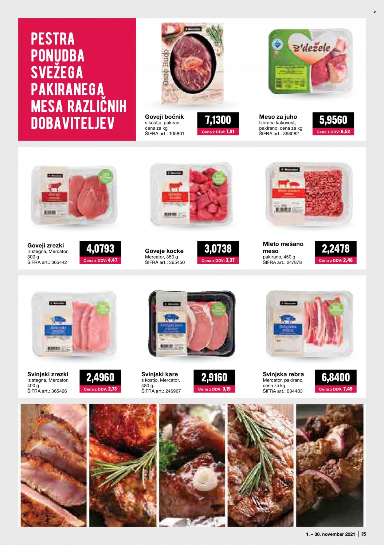 Mercator Cash & Carry katalog - 1.11.2021 - 30.11.2021. Stran 15