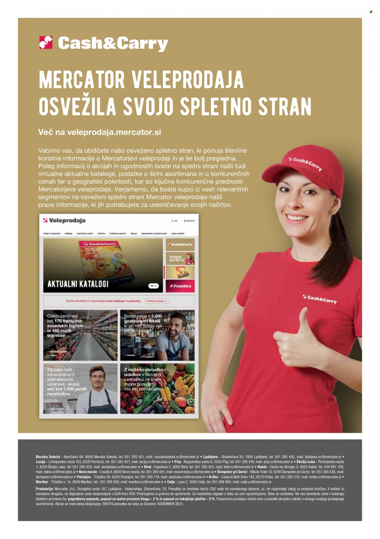 Mercator Cash & Carry katalog - 1.11.2021 - 28.2.2022. Stran 16