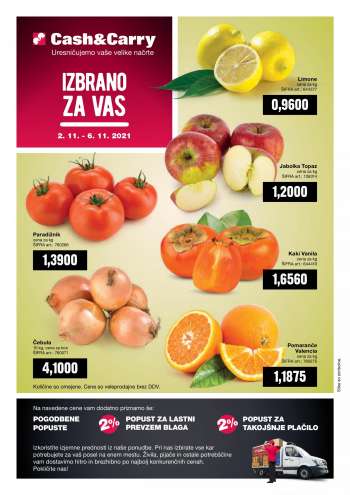 Mercator Cash & Carry katalog - 02.11.2021 - 06.11.2021.