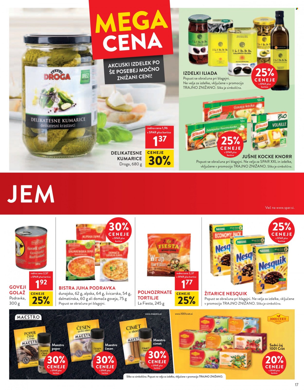 SPAR katalog - 3.11.2021 - 16.11.2021. Stran 17