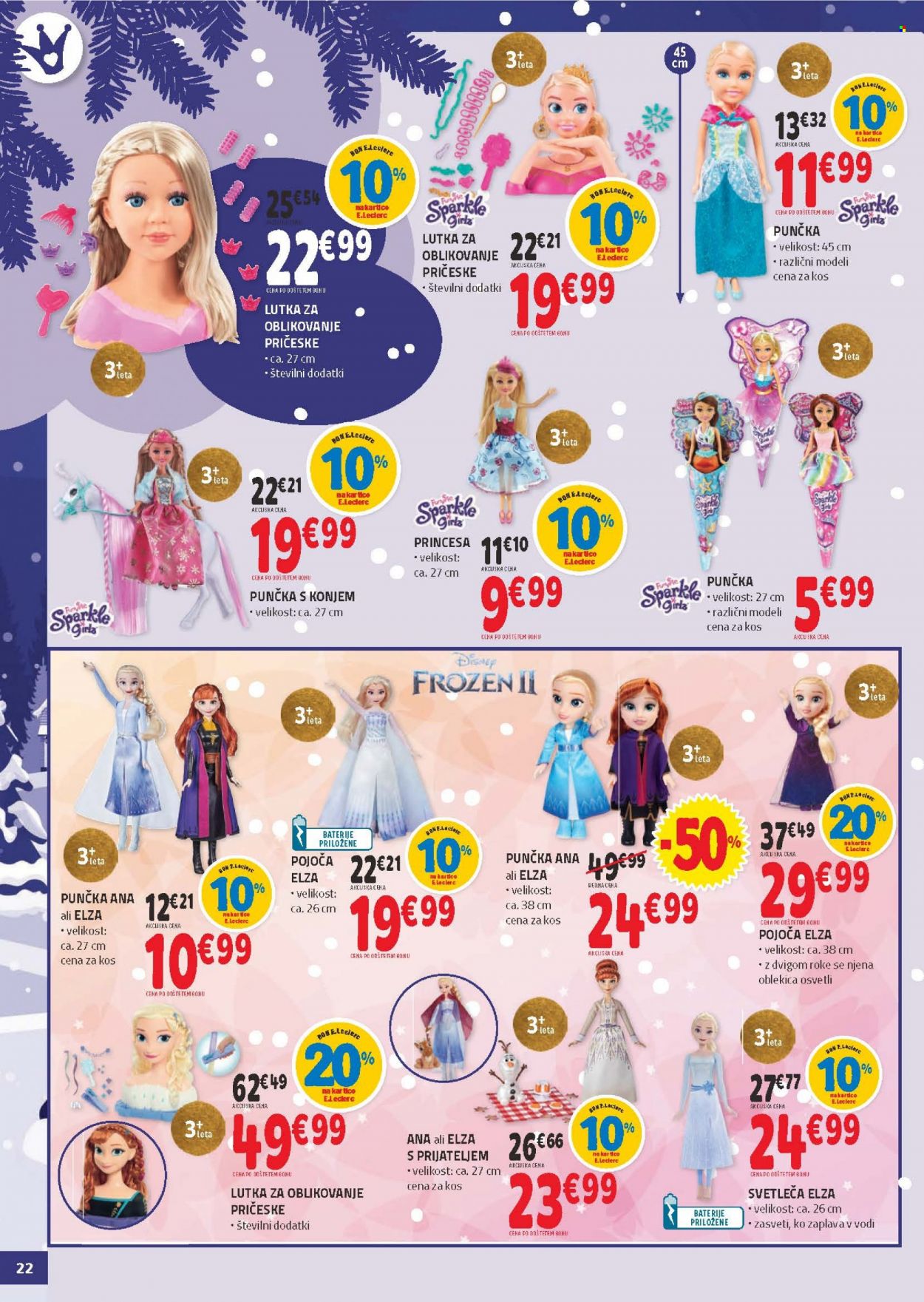 E.Leclerc katalog - 3.11.2021 - 4.12.2021. Stran 22