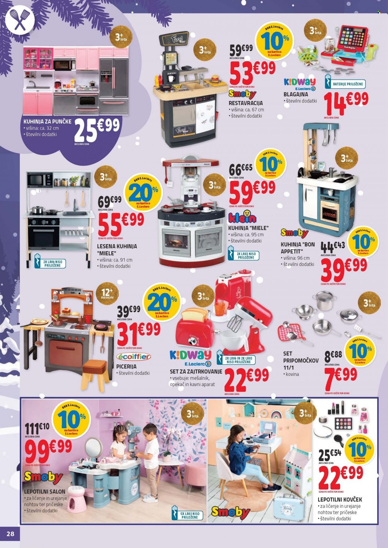 E.Leclerc katalog - 3.11.2021 - 4.12.2021. Stran 28