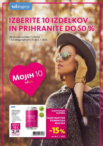 Tuš Drogeria katalog - 05.11.2021 - 03.01.2022.