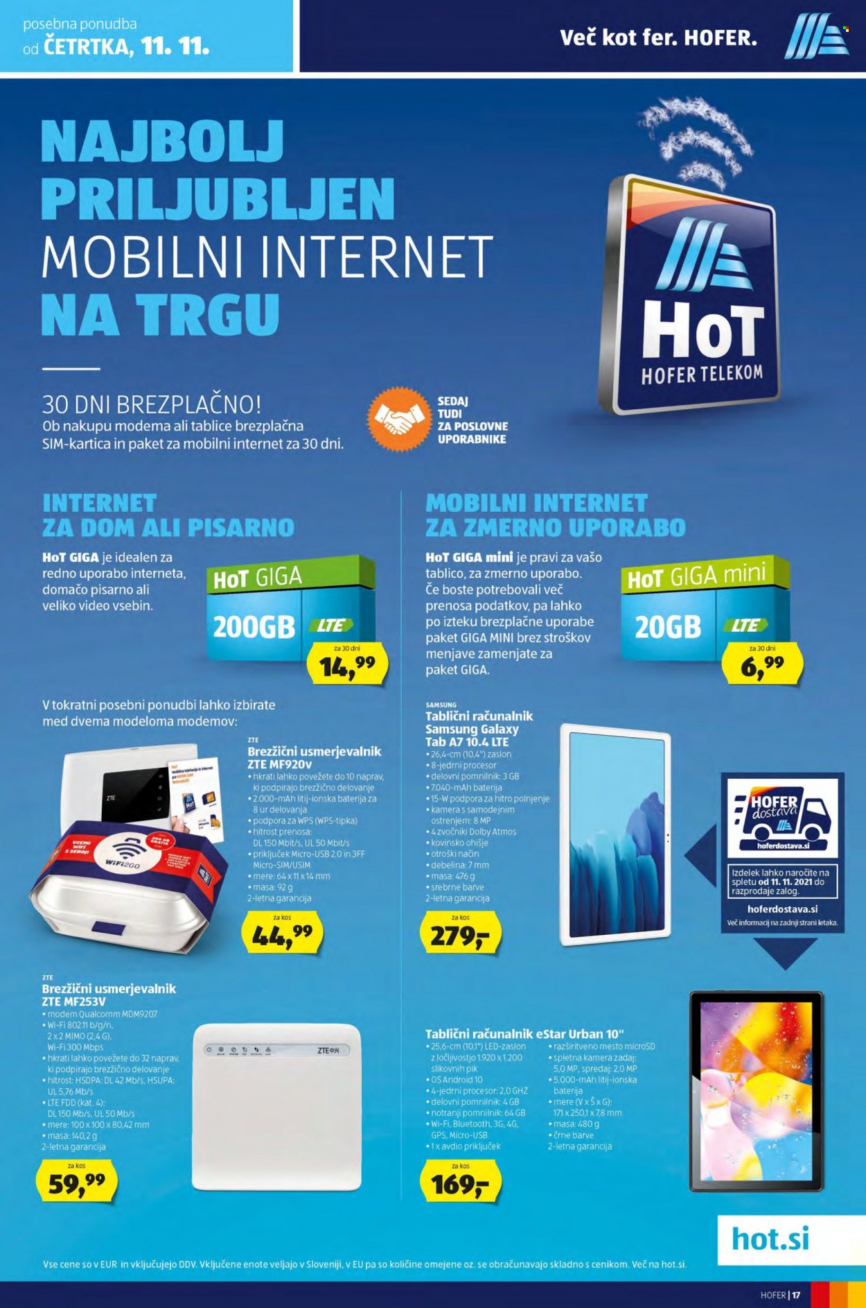Hofer katalog - 5.11.2021 - 13.11.2021. Stran 17