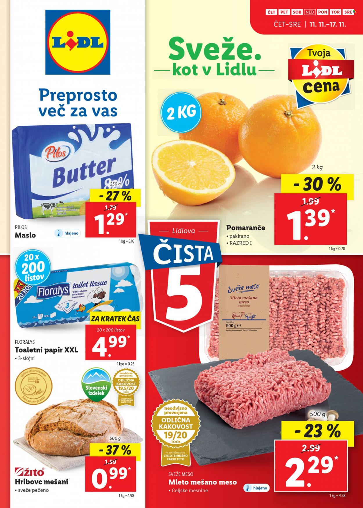 Lidl katalog - 11.11.2021 - 21.11.2021. Stran 1