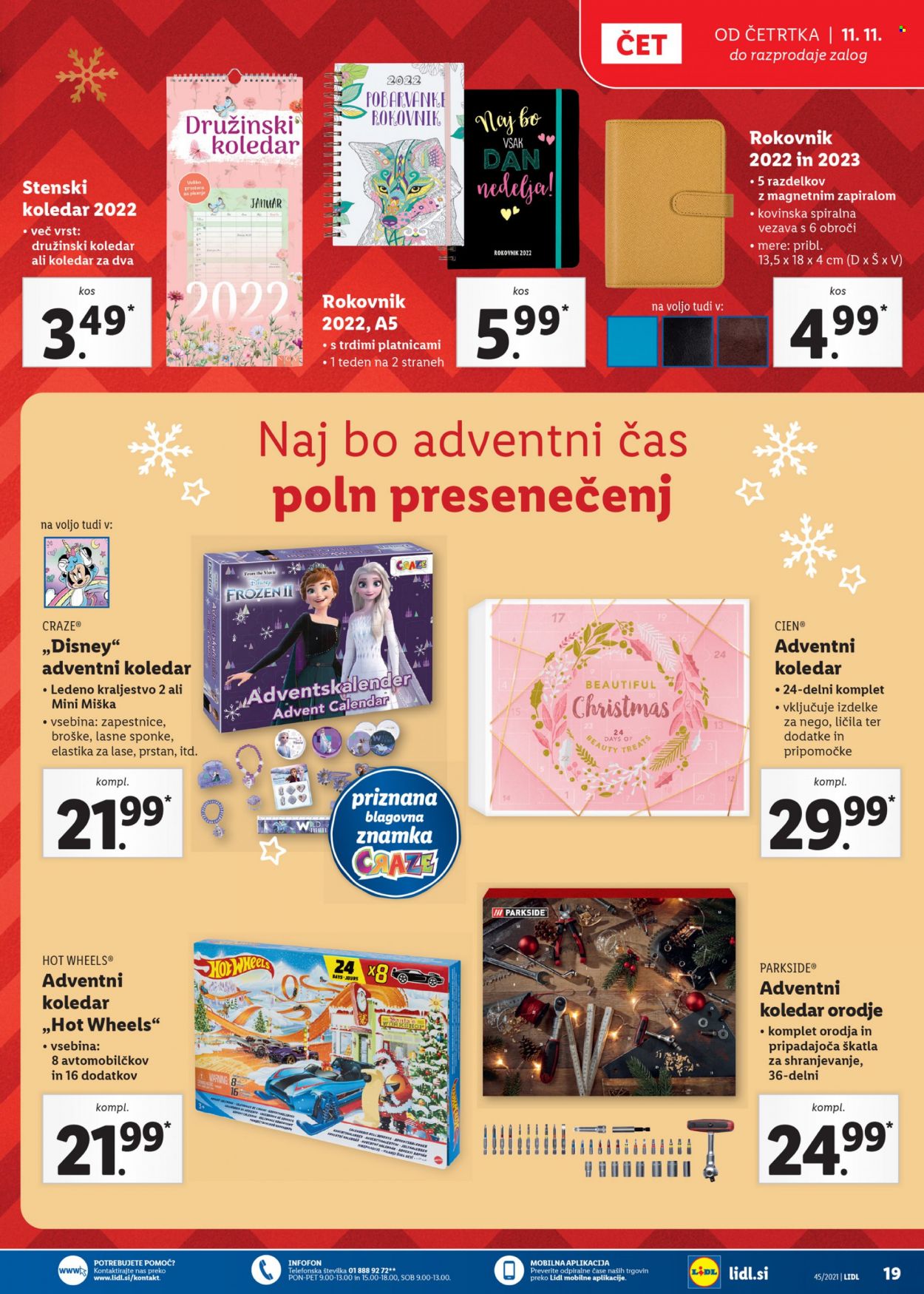 Lidl katalog - 11.11.2021 - 21.11.2021. Stran 19