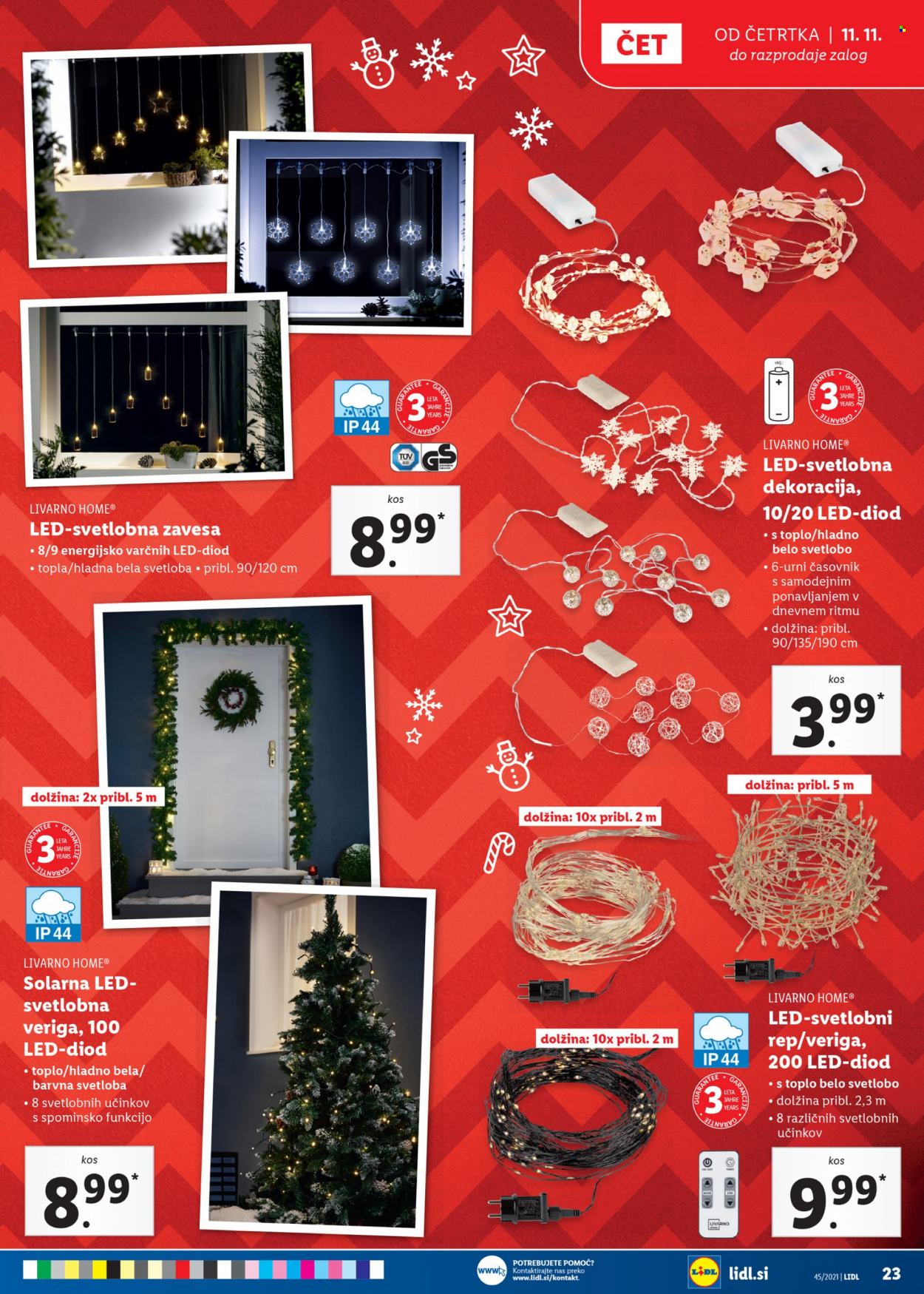Lidl katalog - 11.11.2021 - 21.11.2021. Stran 23