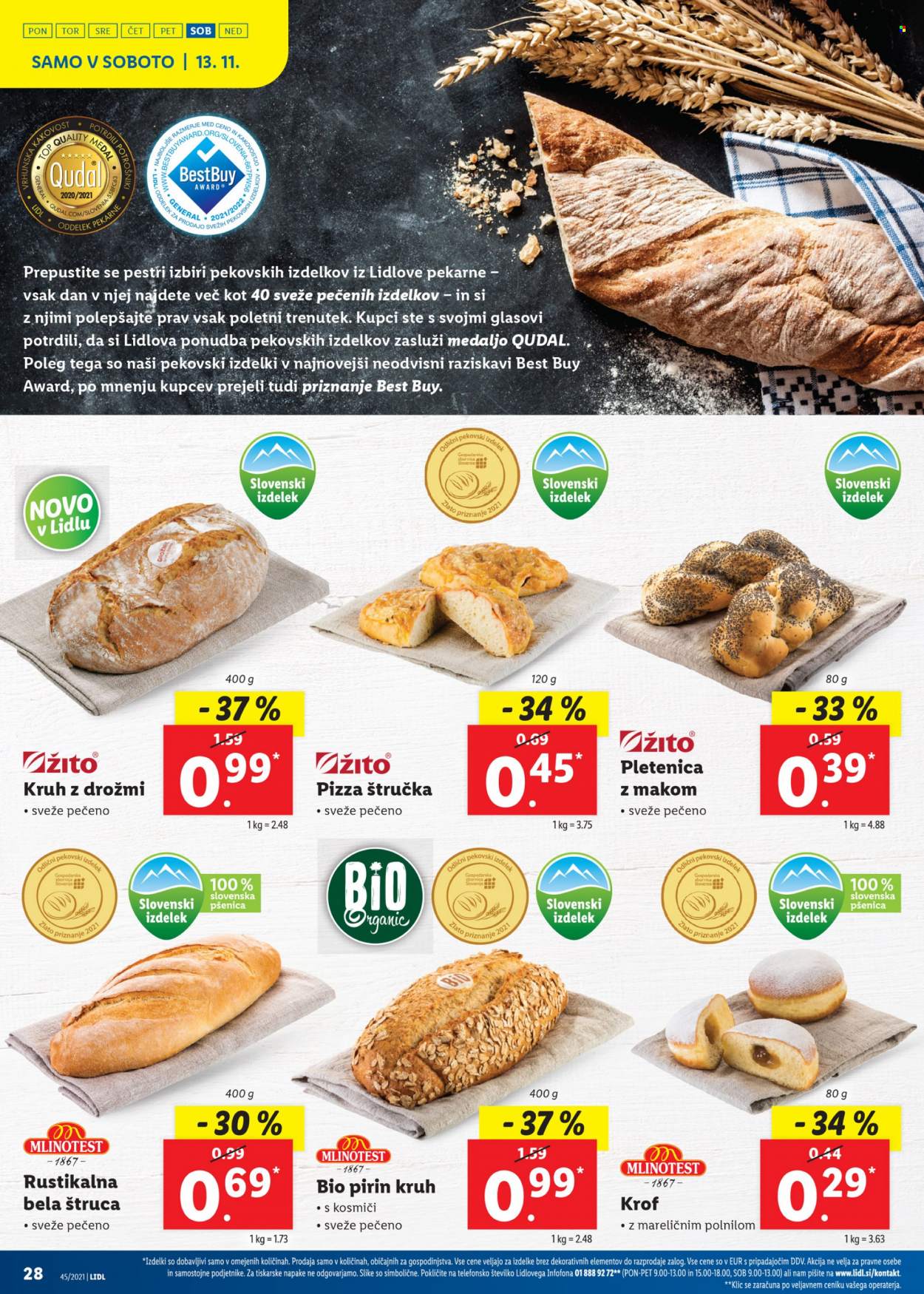 Lidl katalog - 11.11.2021 - 21.11.2021. Stran 28