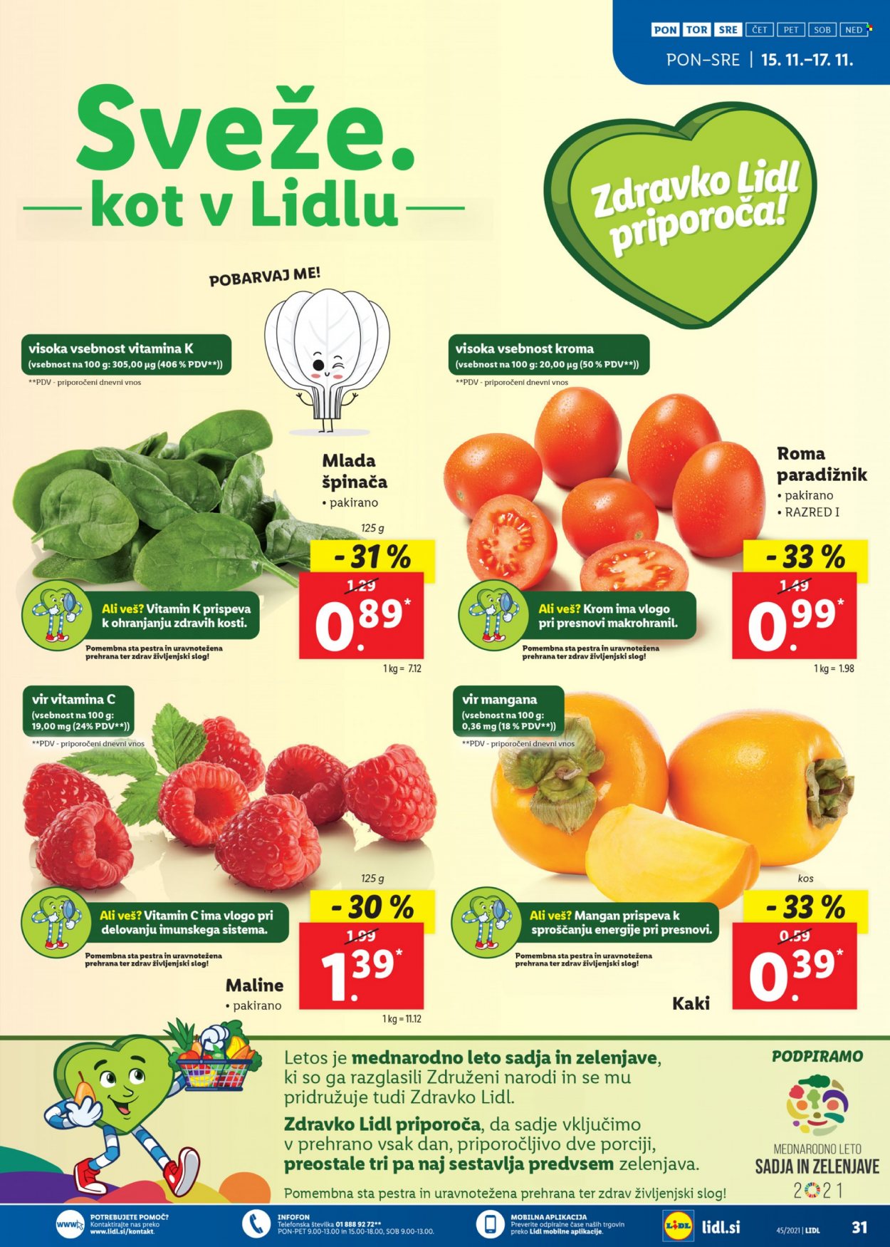 Lidl katalog - 11.11.2021 - 21.11.2021. Stran 31