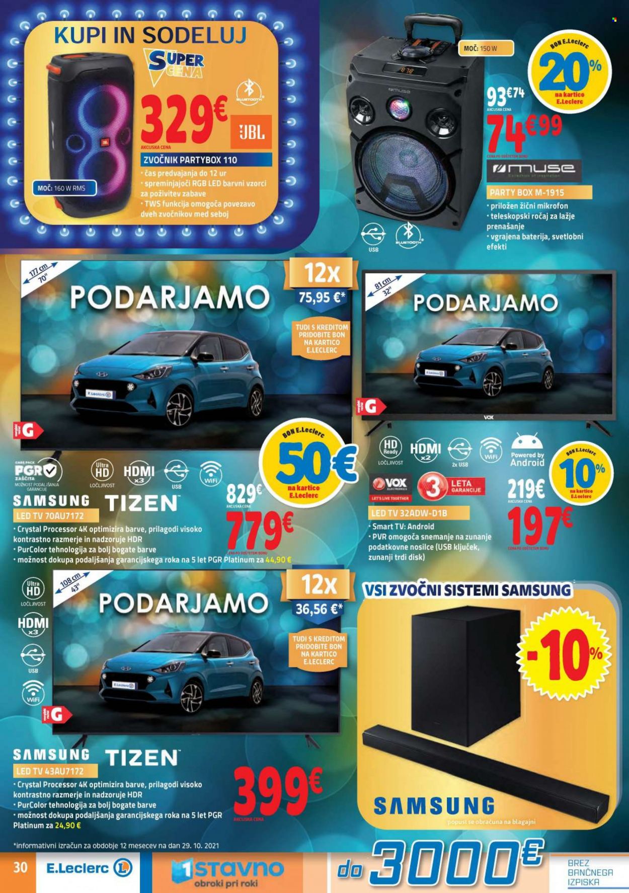 E.Leclerc katalog - 10.11.2021 - 20.11.2021. Stran 30