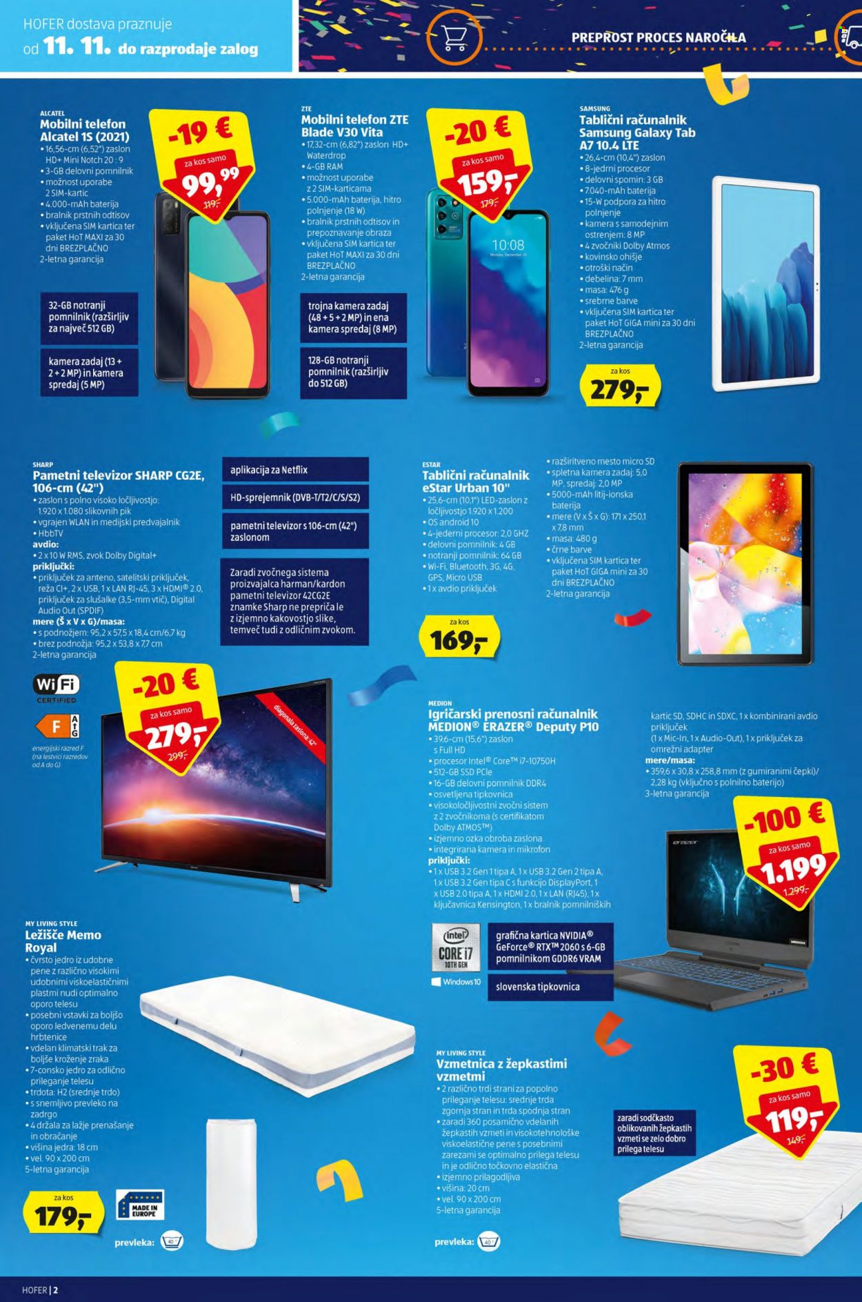 Hofer katalog - 11.11.2021 - 21.11.2021. Stran 2