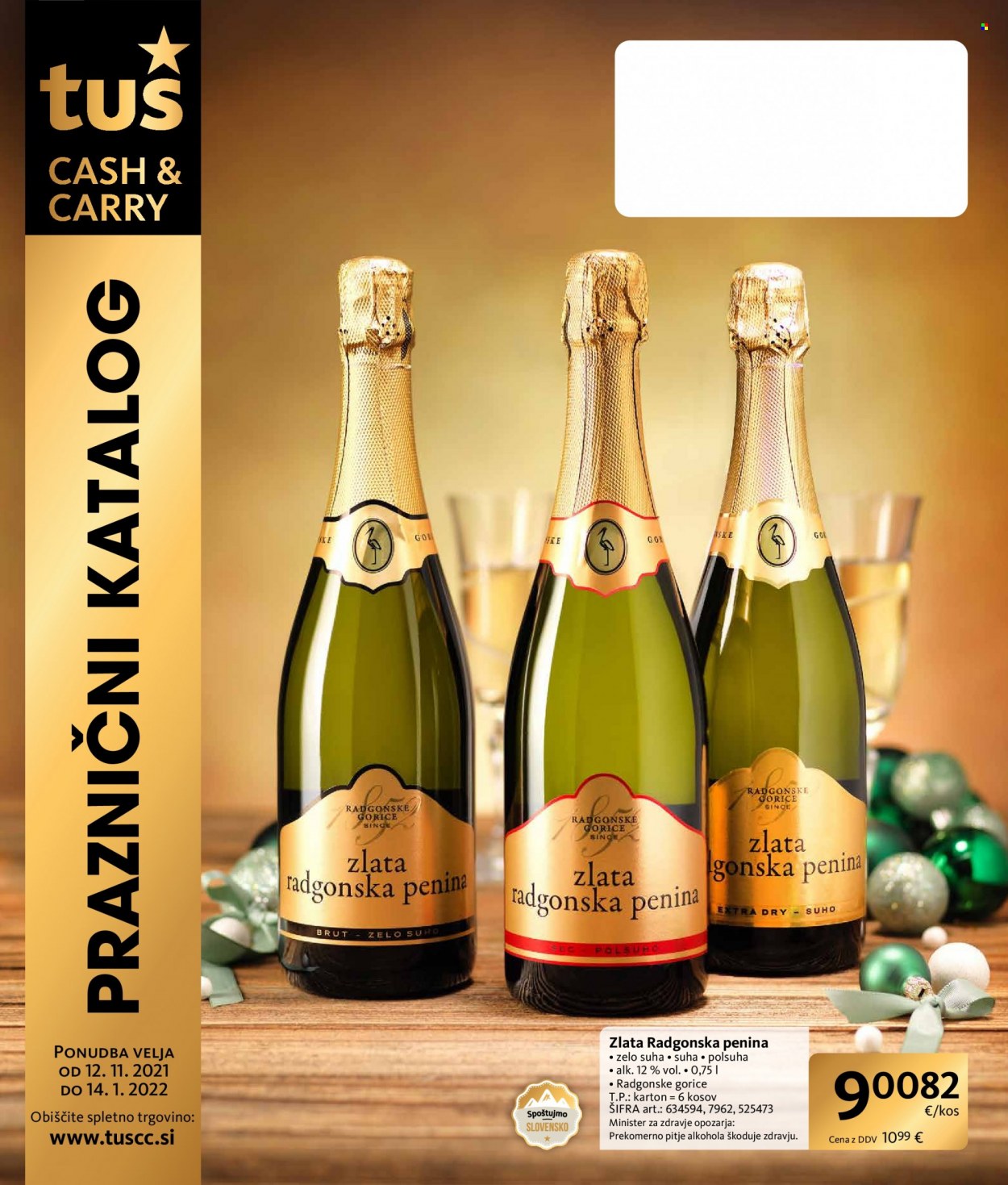 Tuš Cash & Carry katalog - 12.11.2021 - 14.1.2022. Stran 1