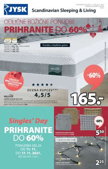 JYSK katalog - 11.11.2021 - 24.11.2021.