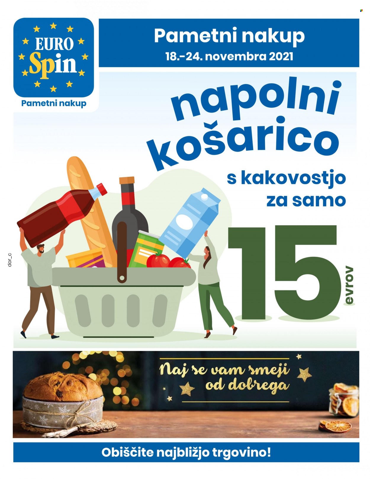EuroSpin katalog - 18.11.2021 - 24.11.2021. Stran 1