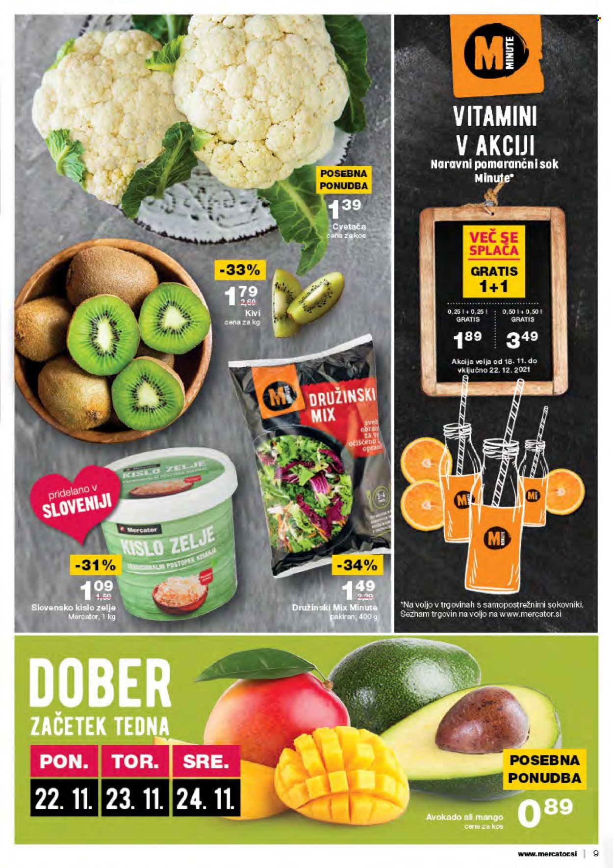 Mercator katalog - 18.11.2021 - 24.11.2021. Stran 9