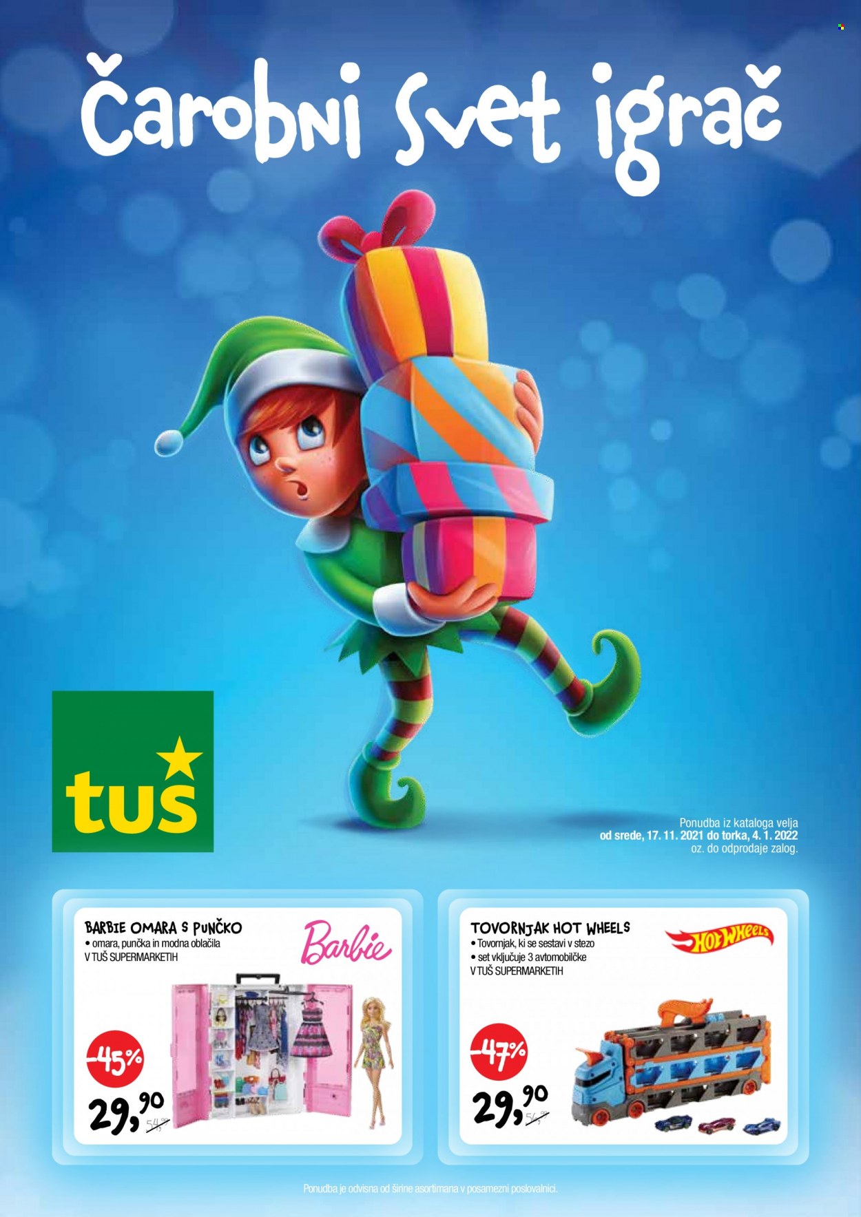 Tuš katalog - 17.11.2021 - 4.1.2022. Stran 1