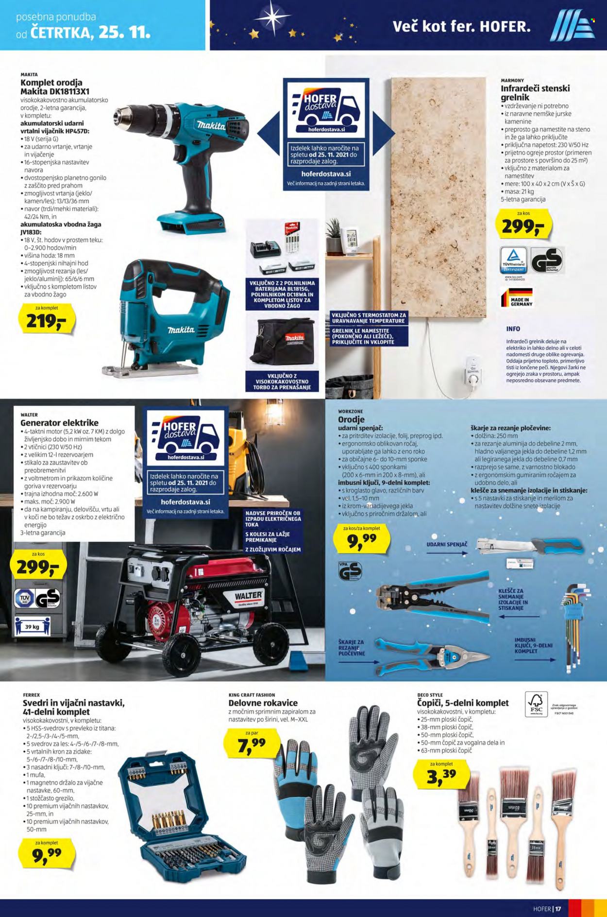 Hofer katalog - 19.11.2021 - 27.11.2021. Stran 17