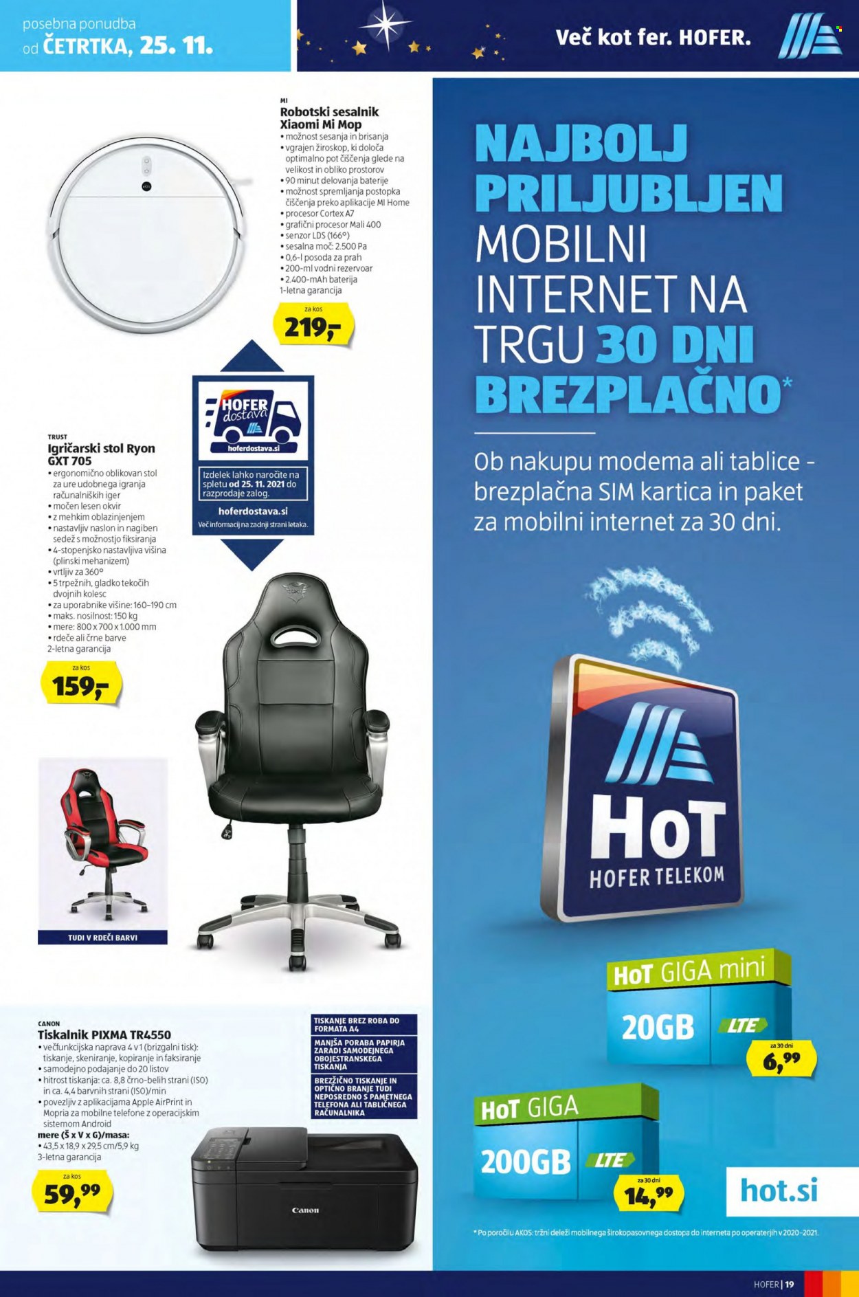 Hofer katalog - 19.11.2021 - 27.11.2021. Stran 19