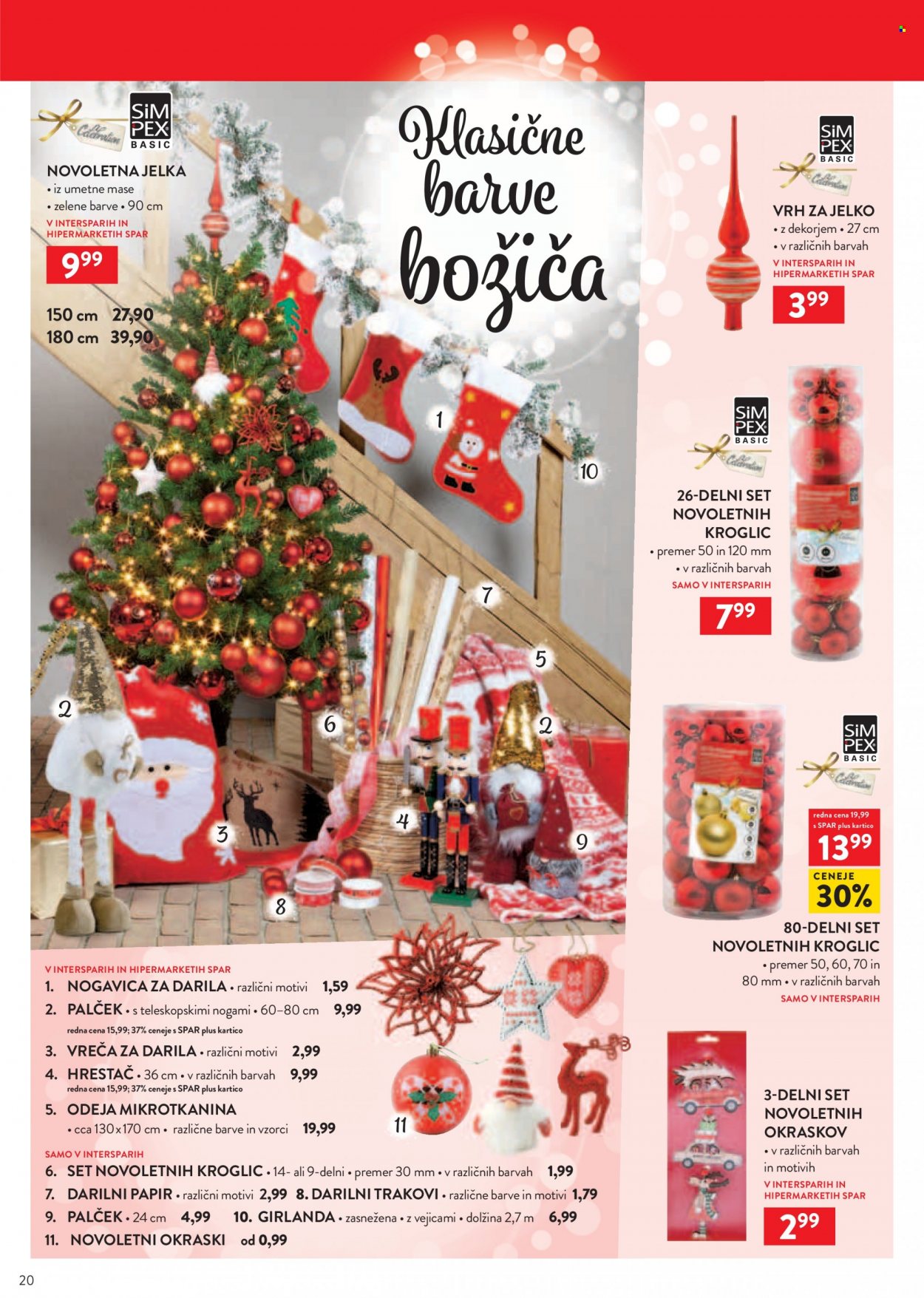 SPAR katalog - 24.11.2021 - 14.12.2021. Stran 20