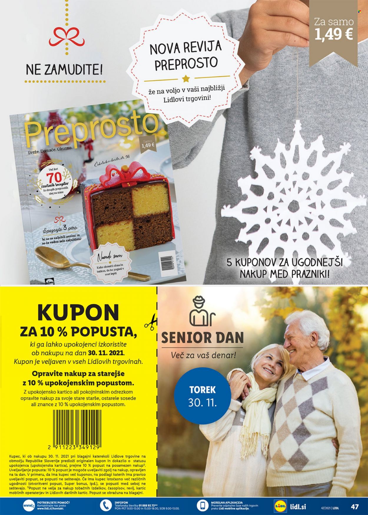 Lidl katalog - 25.11.2021 - 5.12.2021. Stran 47