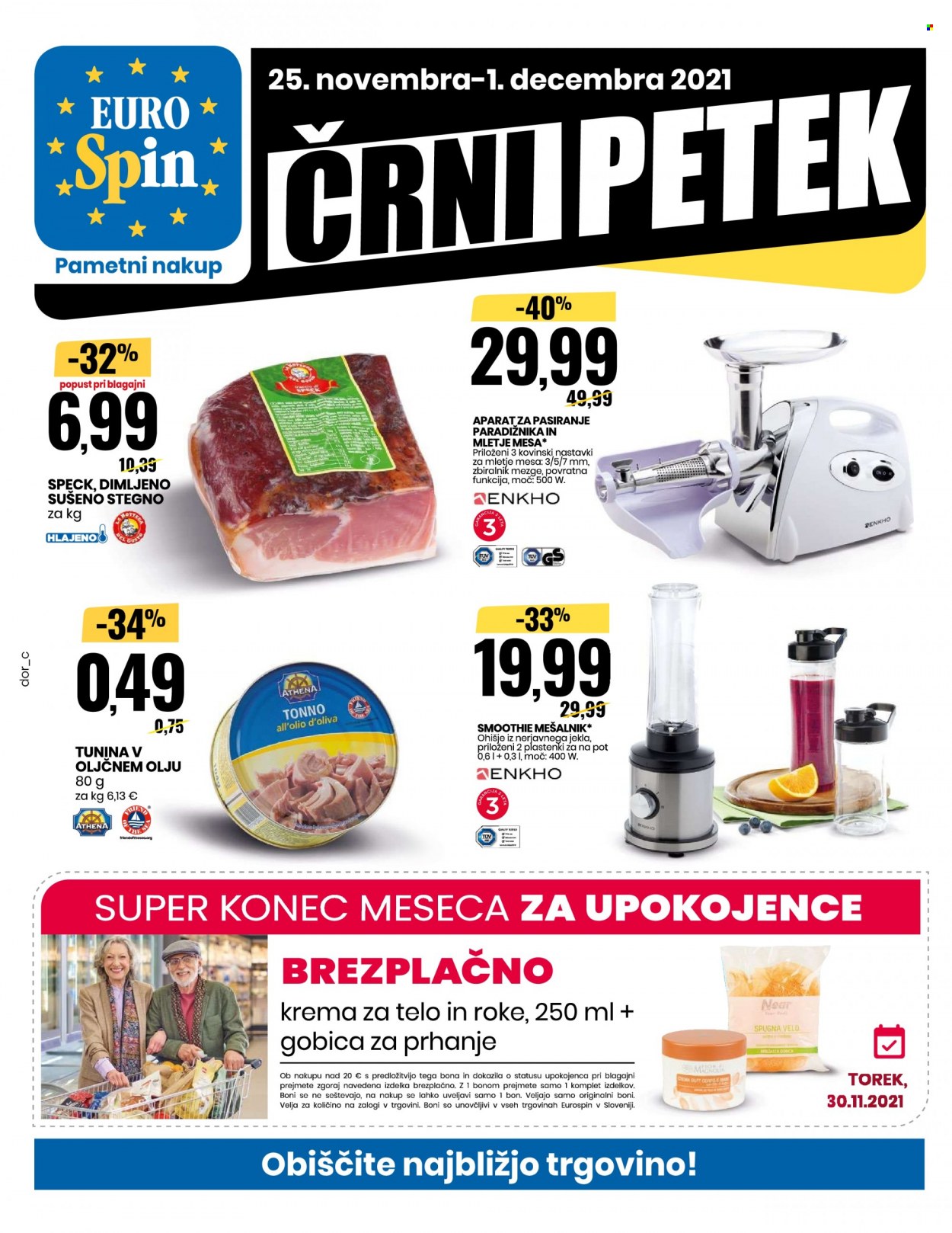 EuroSpin katalog - 25.11.2021 - 1.12.2021. Stran 1