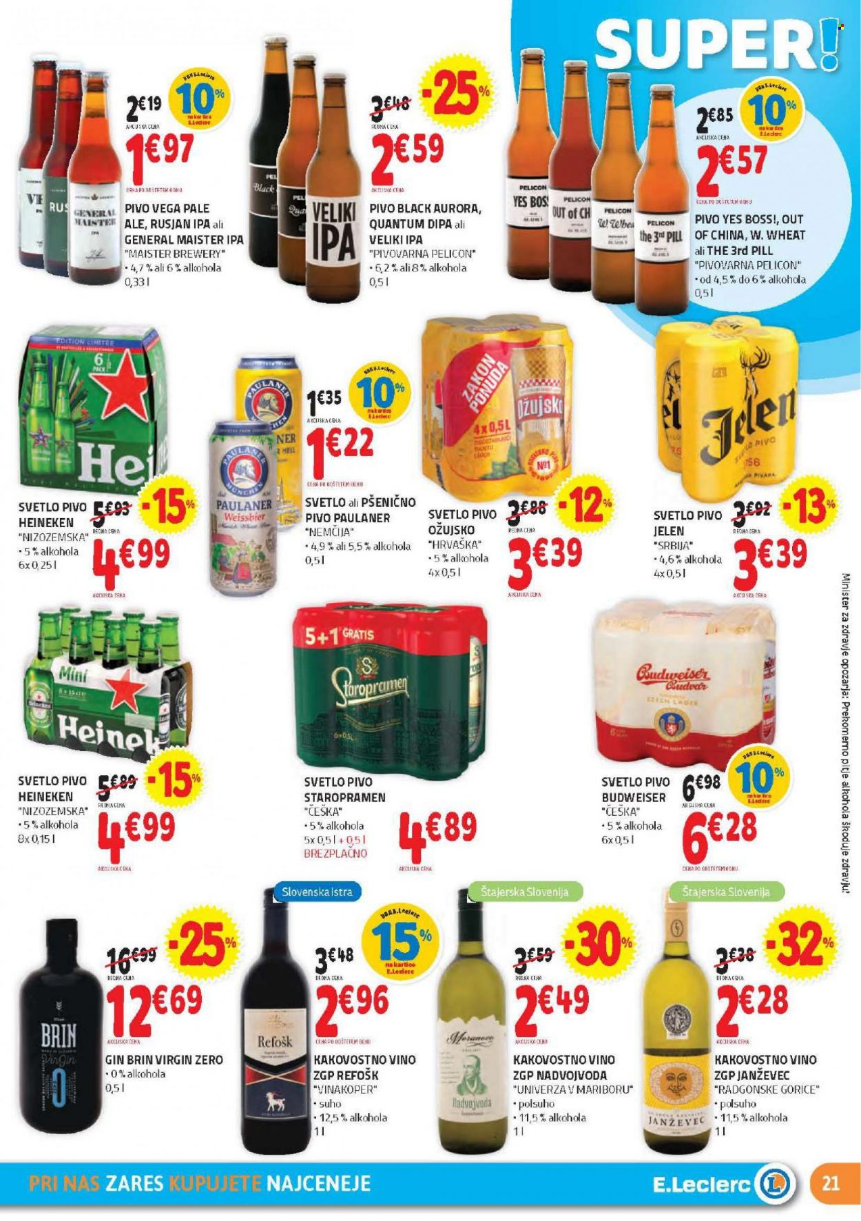 E.Leclerc katalog - 24.11.2021 - 4.12.2021. Stran 21