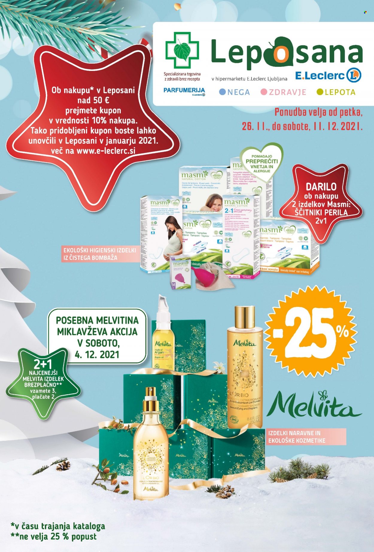 E.Leclerc katalog - 26.11.2021 - 11.12.2021. Stran 1