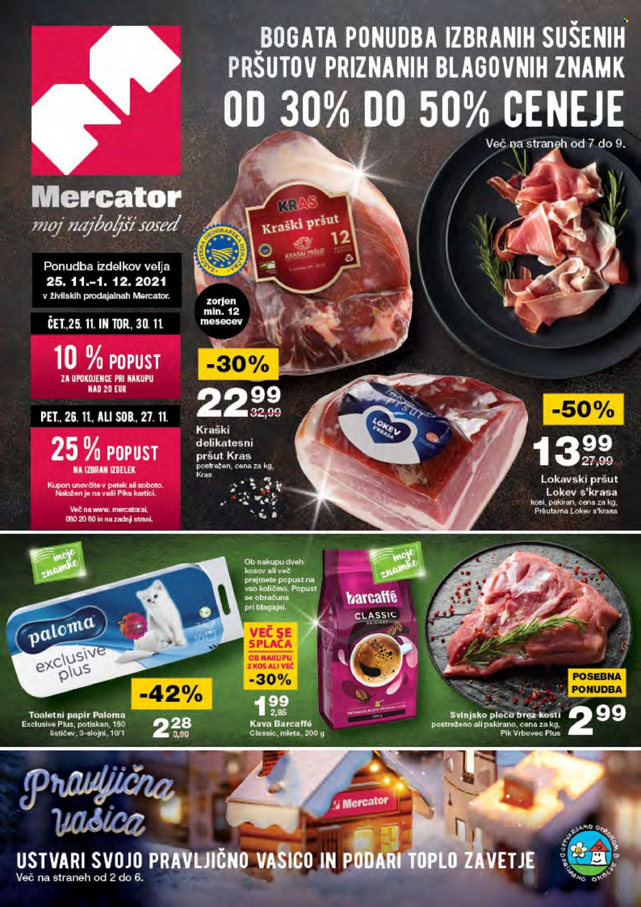 Mercator katalog - 25.11.2021 - 1.12.2021. Stran 1
