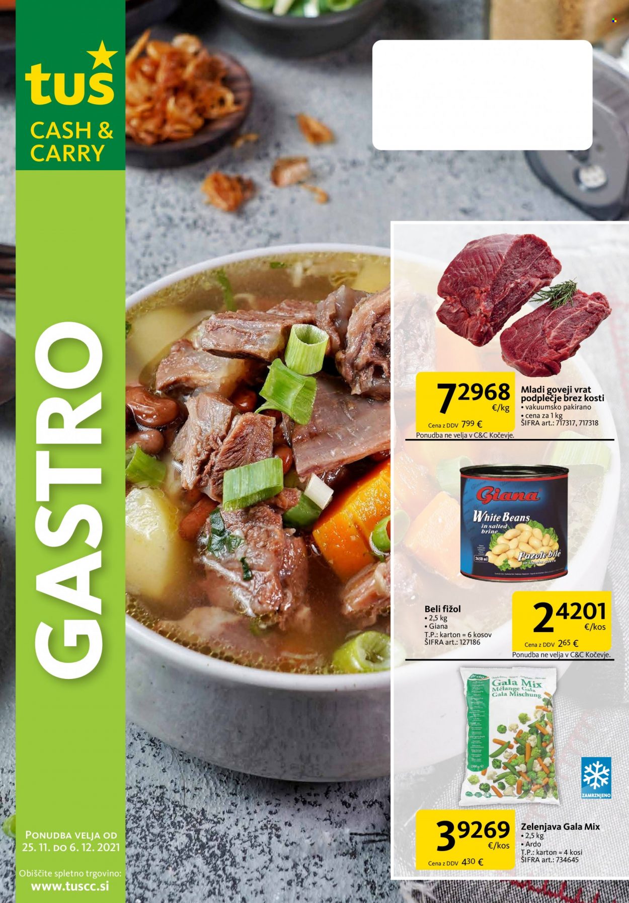 Tuš Cash & Carry katalog - 25.11.2021 - 6.12.2021. Stran 1