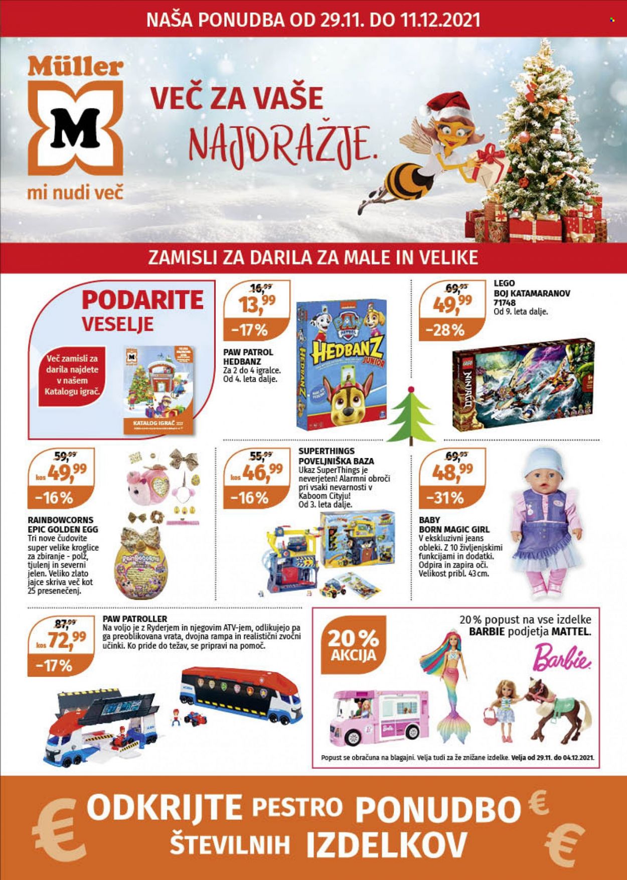 Müller katalog - 29.11.2021 - 11.12.2021. Stran 1