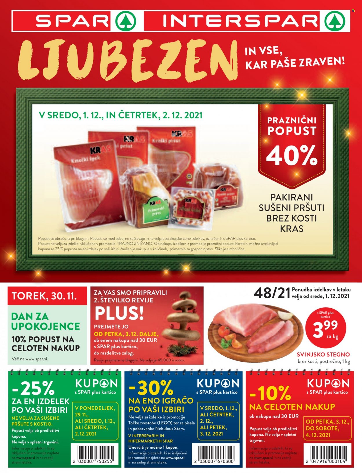 SPAR katalog - 1.12.2021 - 7.12.2021. Stran 1