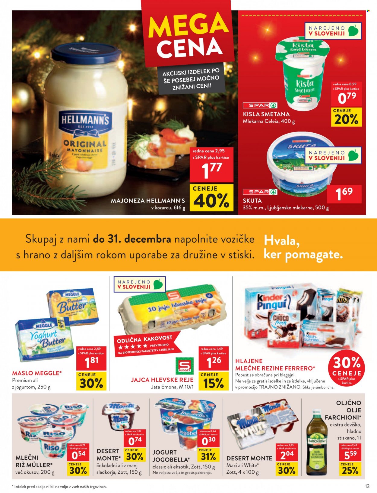 SPAR katalog - 1.12.2021 - 7.12.2021. Stran 13