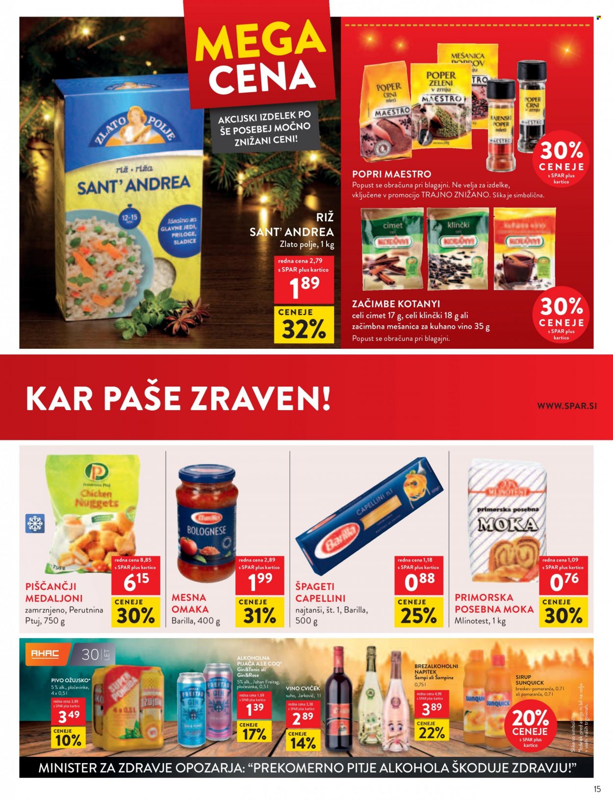 SPAR katalog - 1.12.2021 - 7.12.2021. Stran 15