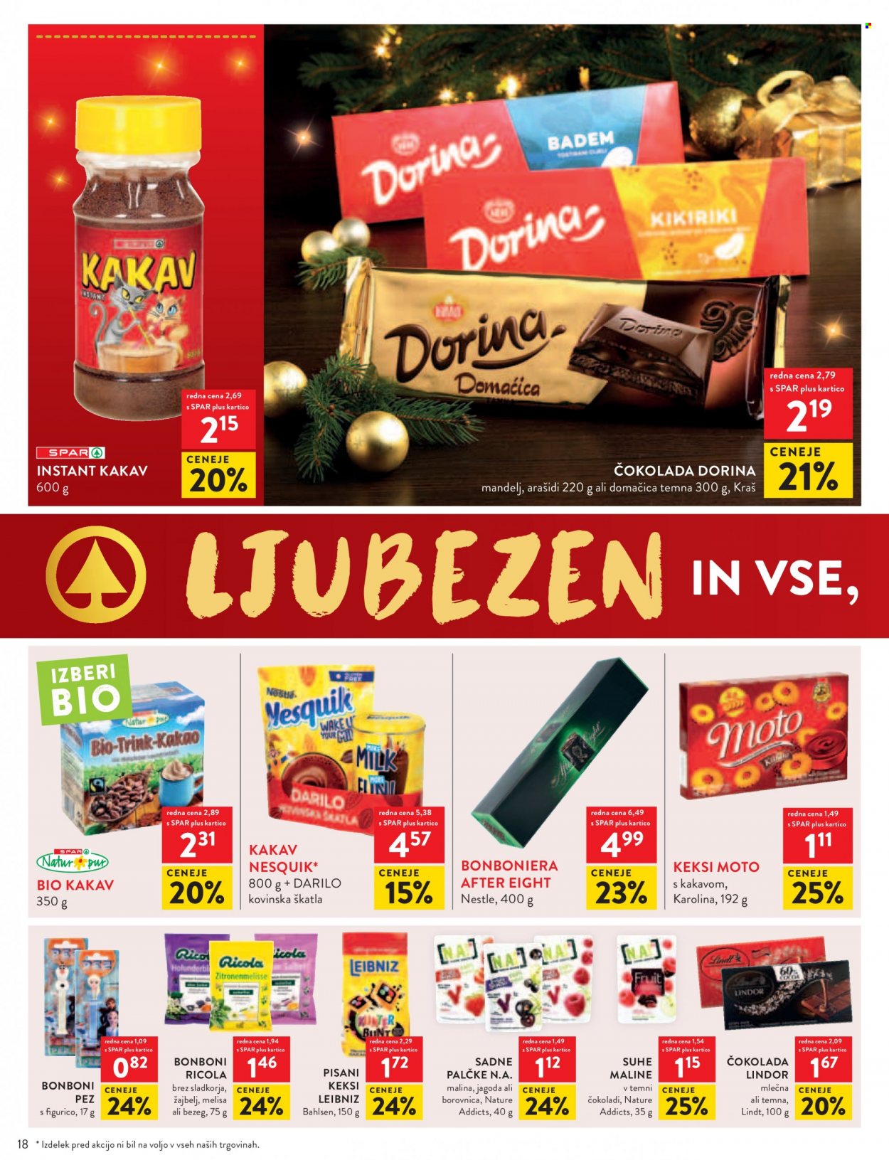 SPAR katalog - 1.12.2021 - 7.12.2021. Stran 18