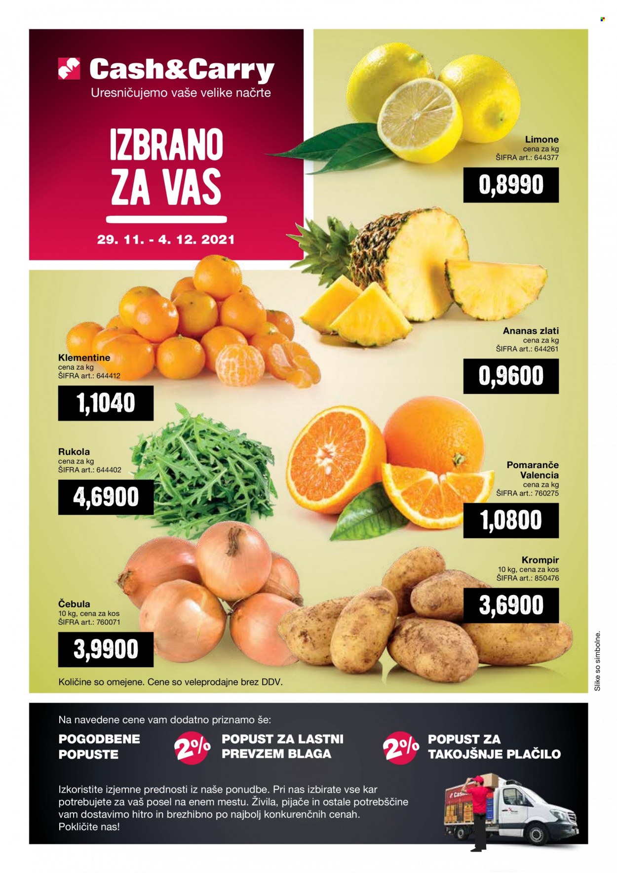 Mercator Cash & Carry katalog - 29.11.2021 - 4.12.2021. Stran 1