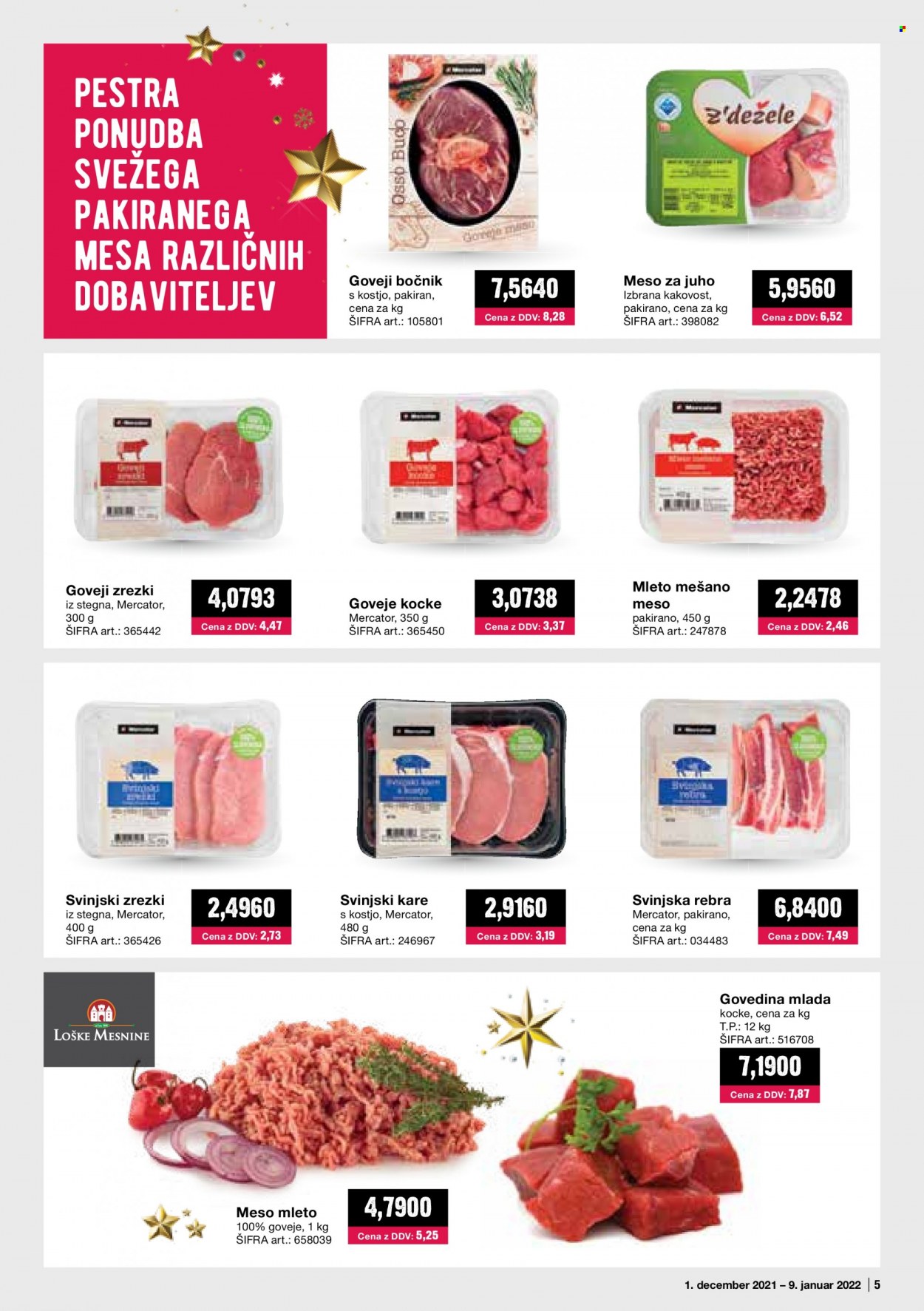 Mercator Cash & Carry katalog - 1.12.2021 - 9.1.2022. Stran 5