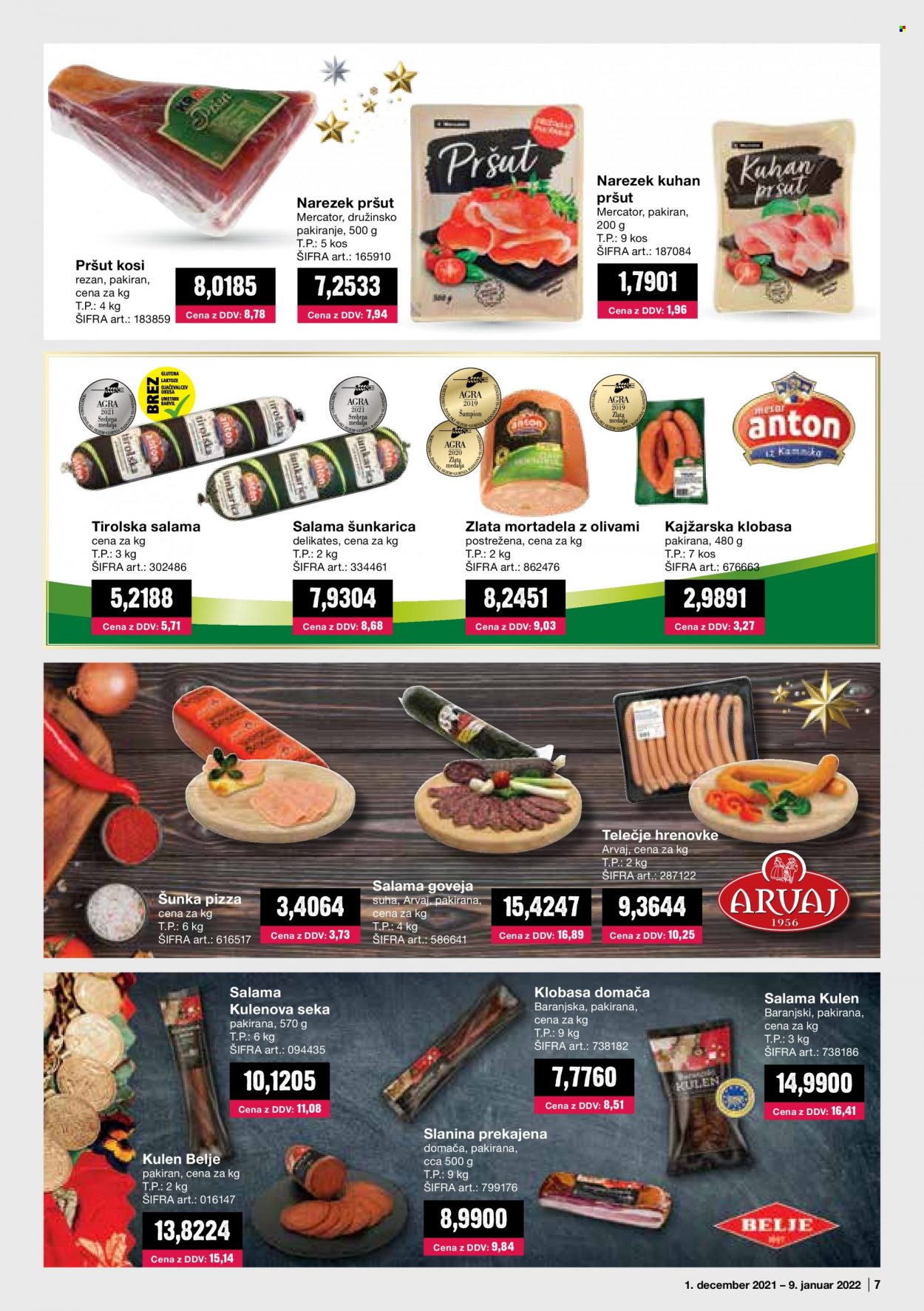 Mercator Cash & Carry katalog - 1.12.2021 - 9.1.2022. Stran 7