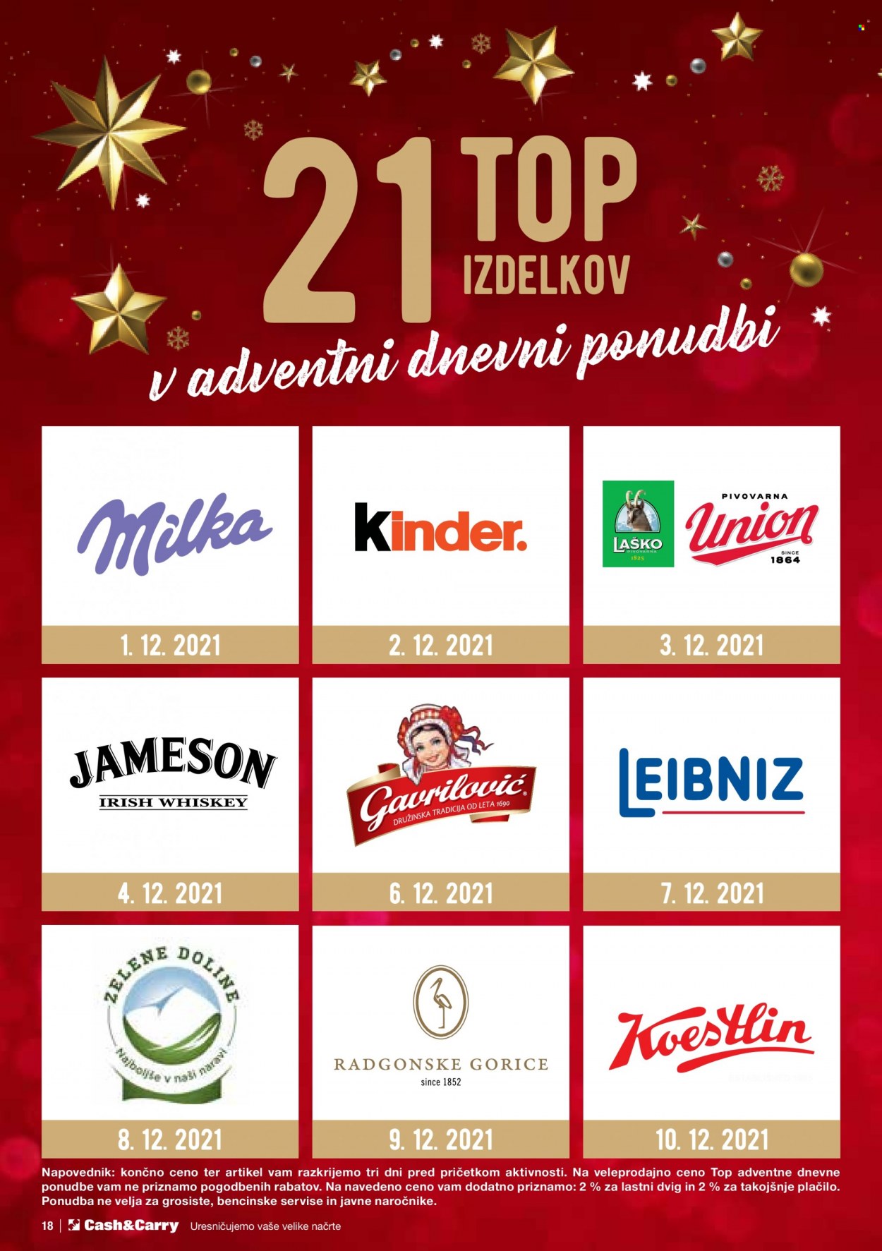 Mercator Cash & Carry katalog - 1.12.2021 - 9.1.2022. Stran 18