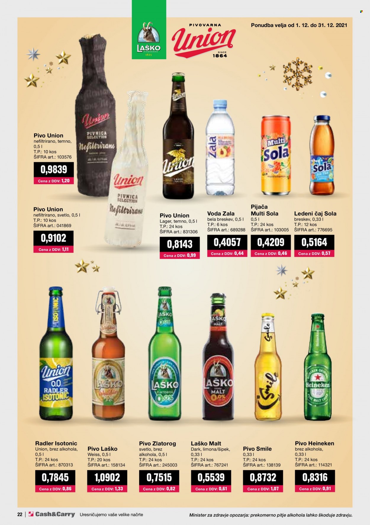 Mercator Cash & Carry katalog - 1.12.2021 - 9.1.2022. Stran 22