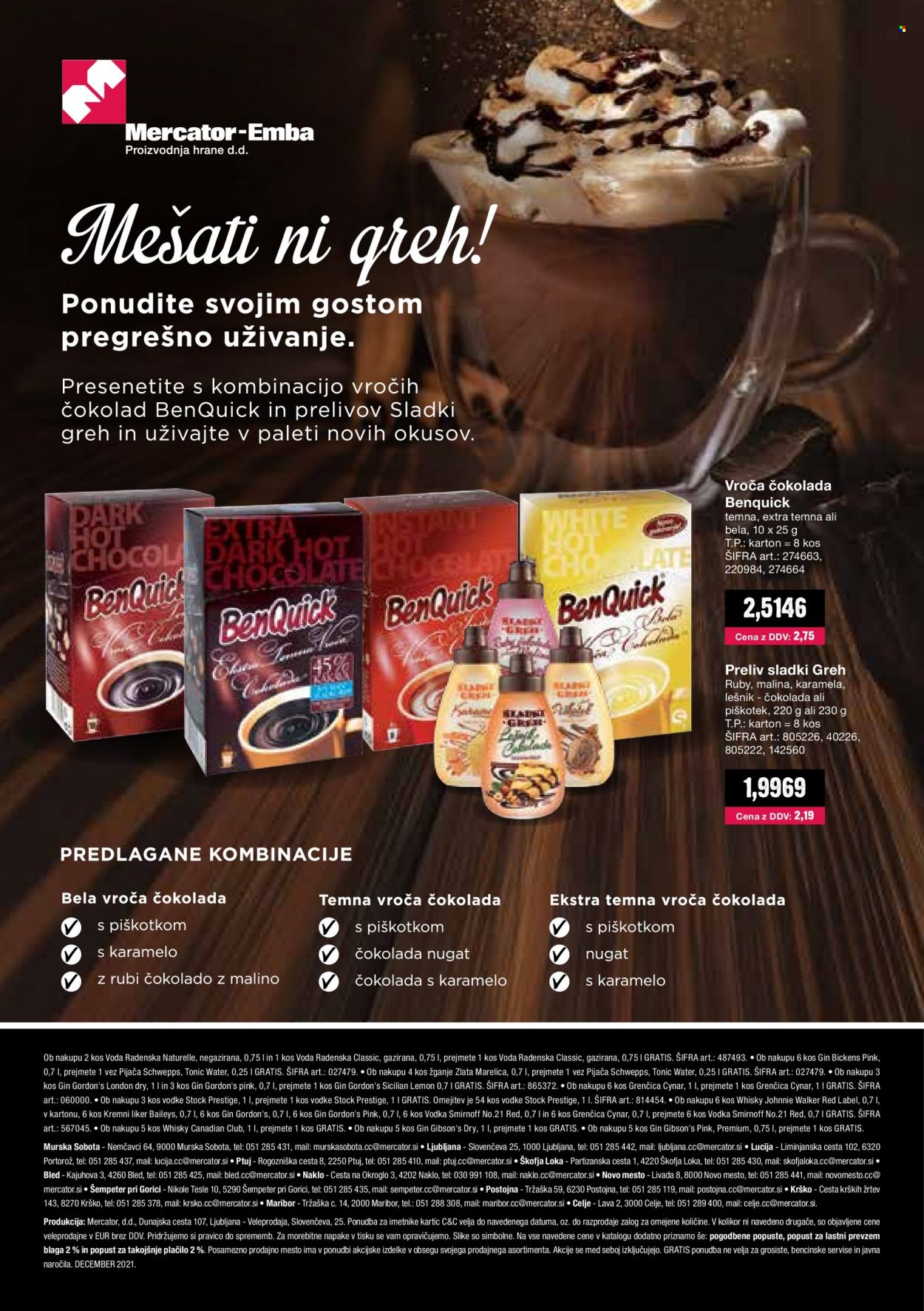 Mercator Cash & Carry katalog - 1.12.2021 - 9.1.2022. Stran 32