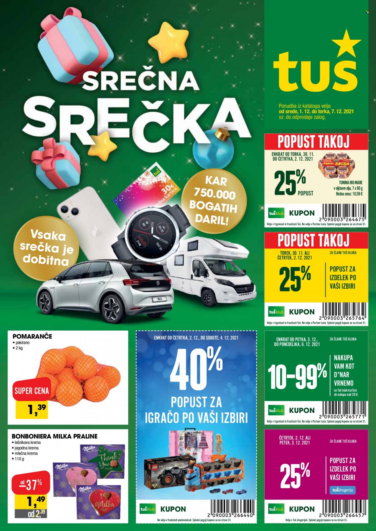 Tuš katalog - 1.12.2021 - 7.12.2021. Stran 1