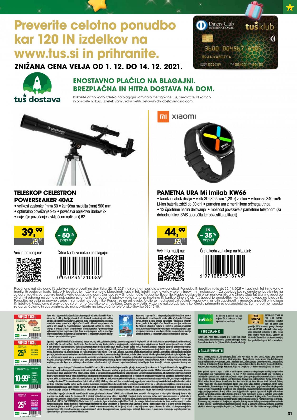 Tuš katalog - 1.12.2021 - 7.12.2021. Stran 31