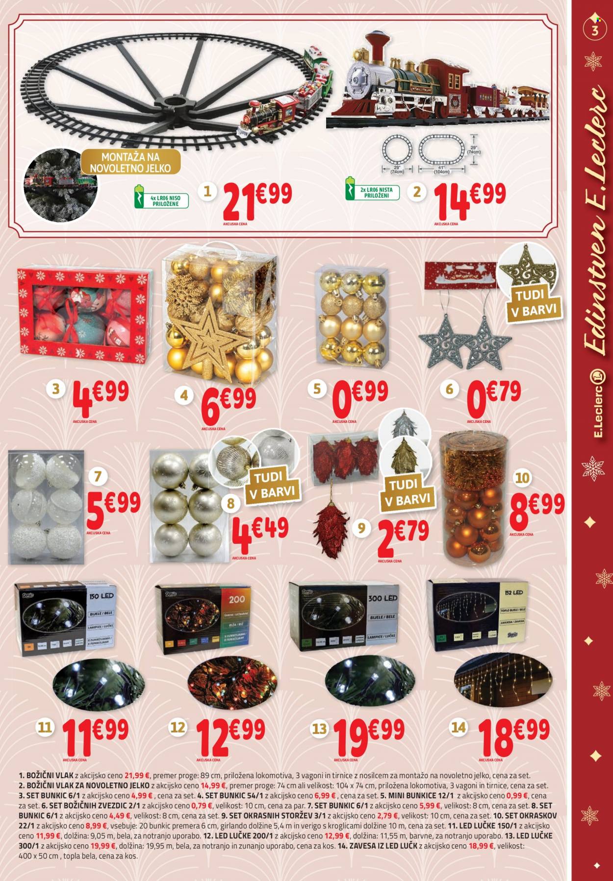 E.Leclerc katalog - 1.12.2021 - 31.12.2021. Stran 3